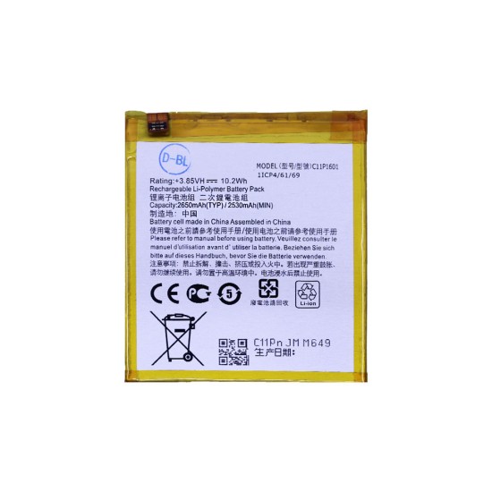 Battery C11P1601 for Asus Zenfone ZE520KL/ZB501KL 2650mAh